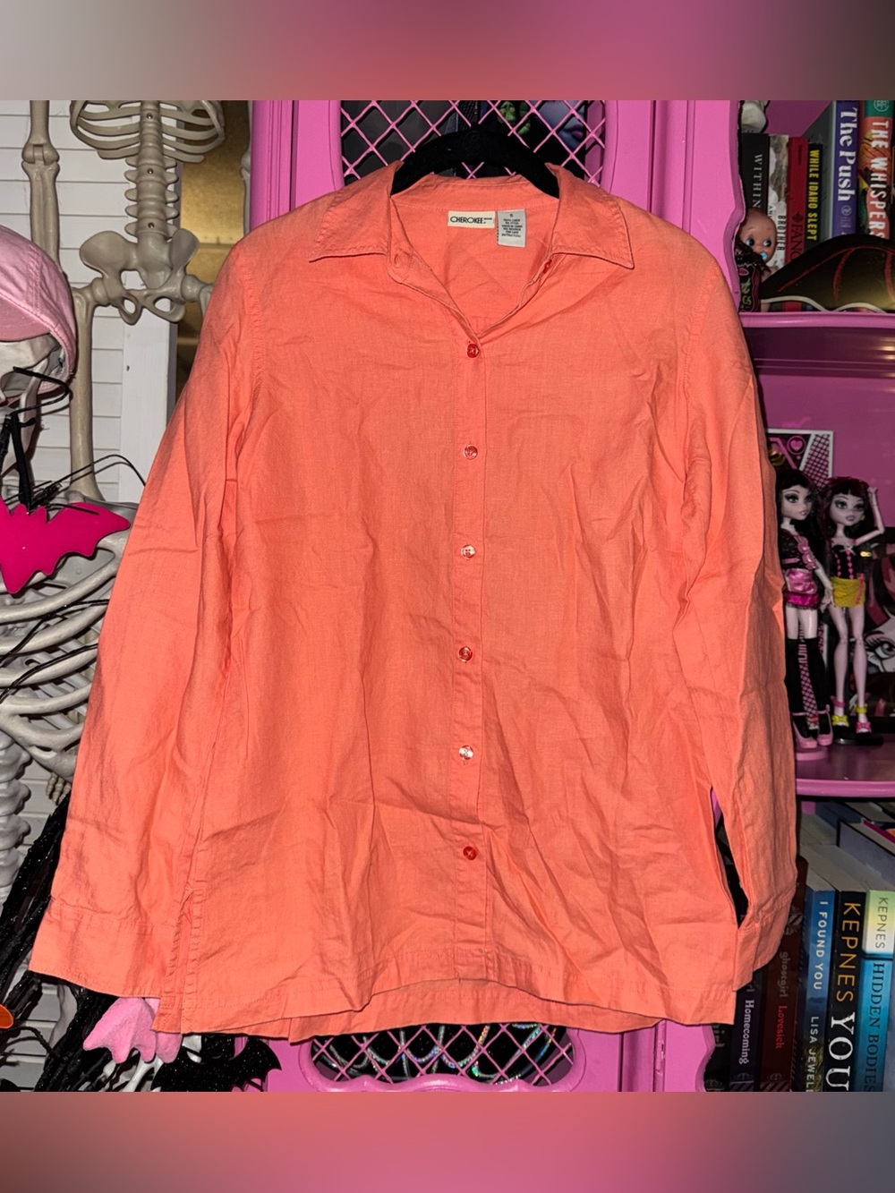 VTG Cherokee button down shirt size small
